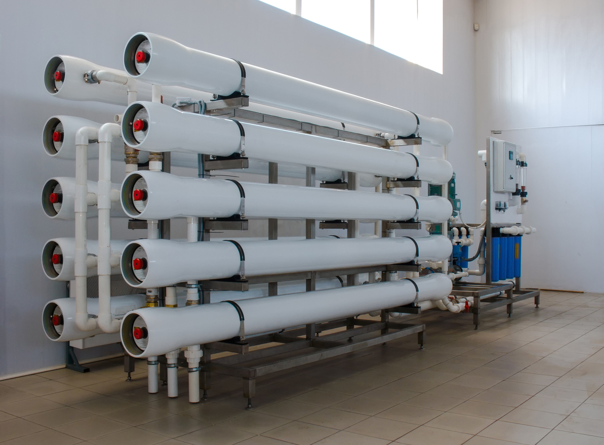 Omgekeerde osmose systeem-installatie van industriële membraan apparaten