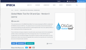 Global Water Tool for Oil and Gas