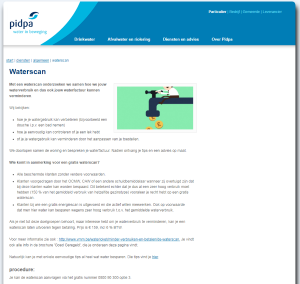 Waterscan - Pidpa