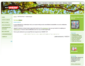 Sorteerwijzer