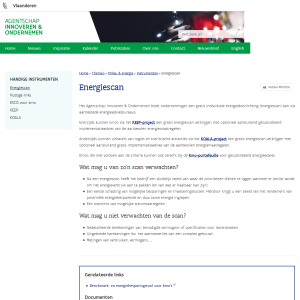 Energiescan (VLAIO)