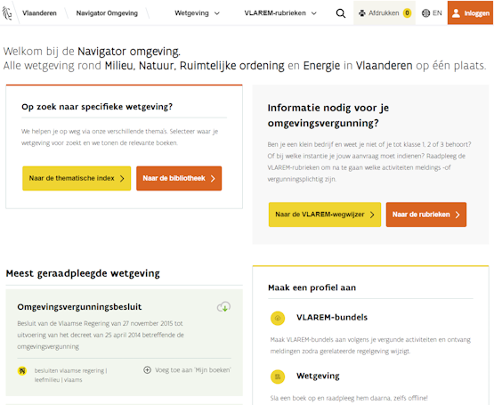 Vlaamse Navigator Leefmilieu, Natuur en Energie